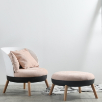北歐輕奢沙發椅現代簡約小戶型客廳沙發臥室休閑椅網紅創意單人椅