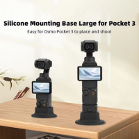 Portable Camera Mount Silicone Action Camera Gimbal Base Desktop Camera Stand Compatible for DJI OSMO Pocket 3 Camera