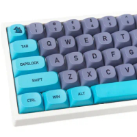 125 Keys Blue Cat Cute XDA Keyboard Keycap Sublimation PBT DIY Custom Mechanical Keyboard Keycaps MX Switch Anne Pro 2 GK61 RK61