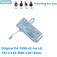 Original AC Adapter Charger For LG 19V 2.53A 48W PA-1650-43 DA-48F19 ADS-48MS-19-2 Gram 14Z980 15Z970 13Z990 Laptop Power Supply