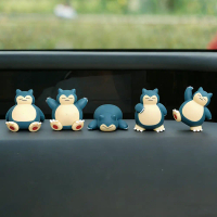Anime Pokemon 5Pcs/Set Snorlax Figure PVC Decoration Doll Toys Pokémon For Kids Birthday Gifts