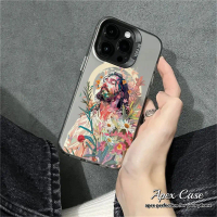 Sarung telefon bertema bunga dan Yesus untuk Realme Note 60, Narzo N53, N55, N65, C21Y, C63, C25, C1
