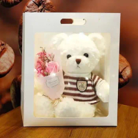 Bear doll Christmas teddy plush toy to send best boyfriend female birthday gift doll