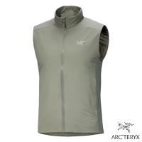 【ARCTERYX 始祖鳥】男 Atom Vest 防風防潑保暖高領拉鍊開襟背心_X000009559 糧草綠