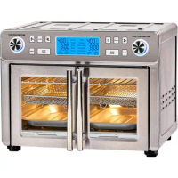 Air Fryers, Dual Zone Oven Combo with French Door, Two Foods in Two Different Ways At The Same Time, Air Fryers