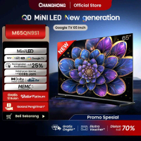 Changhong QD Mini LED TV 4K 65 inch Google Smart QLED PRO Digital TV Dolby Audio DBX-TV Google Play 