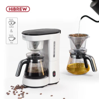 HiBREW 3 in 1 America Drip Coffee Machine Pour Over Coffee Maker Glass Teapot Hot Tea Maker 750ML H12
