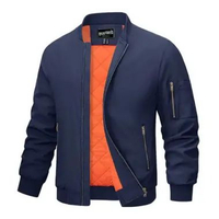 MND NEW ARRIVAL JAKET BOMBER QUILTING Navy XXL