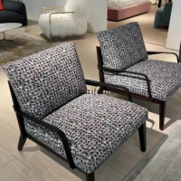 Italian Minimalist Single Sofa Chair Modern Minimalist Lounge Chair