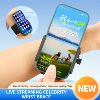 Universal 360° Rotating Armband Wristband Phone Holder Running Cycling Gym Live Arm Band Cellphone Bracket for 4.7-7" Smartphone