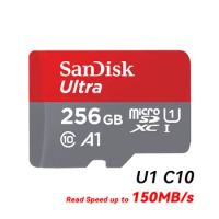 SanDisk Micro SD Card 64GB 128GB 256GB 512GB 1TB Ultra MicroSDXC UHS-I C10 U1 Full HD A1 Memory Cards for Camare Phone TF Card