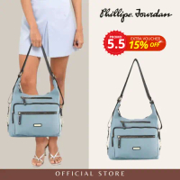 Phillipe Jourdan Ghaya Tas Selempang Wanita Biru Muda (Nylon)