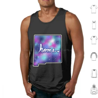 Home-New Mexico Tank Tops Print Cotton New Mexico Home New Mexico States State United States