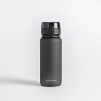 【HOLA】霧面Tritan彈蓋直飲水壺650ml-黑