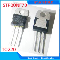 10pcs/lot STP80NF70 80NF70 P80NF70 TO-220 MOSFET controller 80A 70V EMU original authentic