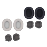 Replacement Earpad Ear Pad Cushions for Sony WH-1000XM5 Headphones Protein Leather Replacement Repair Parts Cover Case