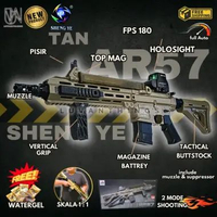 Mainan Anak Water Gel Blaster Sheng Ye - Mainan WGB Anak Luar Ruangan SNI SY-AR57 Tan
