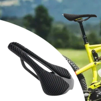 3D Printed Bike Seat Bicycle Seat Shock Absorbing Comfortable Seat Cushion Bicycle Saddle Bike Seat Pad for Mountain Bike