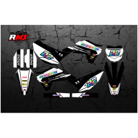 DECAL GORDON FULLBODY (002) DEKAL STIKER KLX GORDON HITAM MERAH, KUNING, HIJAU, BIRU TUA/MUDA, EMAS/