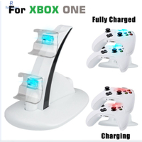 用於 Xbox One 和 Xbox One S 控制器, Xbox Charger Station, 白色和黑色的雙控