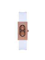 [Pre-Order จัดส่ง 5 วัน] นาฬิกาข้อมือผู้หญิง รุ่น PPC-DF03-WE-CP สี WHITE / COPPER