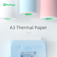 PeriPage 80x50mm Thermal Paper Label Paper Sticker Paper For Pocket Mini Printer A3