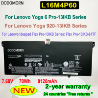 New L16M4P60 7.68V Laptop Battery For Lenovo Yoga 920-13IKB Series Ideapad Flex Pro-13IKB-81TF 6 Pro-13IKB L16C4P61 5B10N17665
