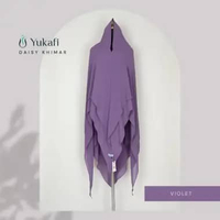 Yukafi - DAISY KHIMAR Hijab Istan Syari Premium Jilbab Pesta Pengajian Haji Umroh Ceruty 2 Layer Jum