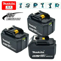 100% Genuine/Original Makita 18v battery bl1850b BL1850 bl1860 bl 1860 bl1830 bl1815 bl1840 LXT400 6.0Ah for makita tools drill