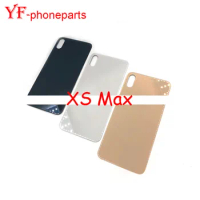 AAAA Quality Glass Material 10Pcs For Apple Iphone XS Max Back Battery Cover Rear Panel Door Housing Case Repair Parts