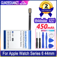 GUKEEDIANZI Battery 6th 450mAh For Apple Watch Series 6 S6 series6 44mm A2327 Batteries