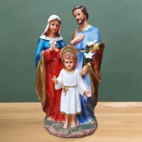 Holy Family Statue Jesus Mary Joseph Figurine Christian Gifts Religious Gift