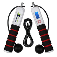 【JIELIEN】磁控加重兩用電子跳繩(有線 無線 健身 減重 運動 器材)