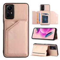 Wallet Leather Phone Cover For Xiaomi Redmi Note 12S 4G Case Note12 Protection Cover Redmi Note 12 Pro 5G Cases Note 12Pro Plus