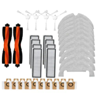 For Xiaomi Robot Vacuum X10 Robot Vacuum Cleaner Parts Main Brush Filter Mop Cloth Dust Bag Replacement Accessories