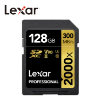 【Lexar 雷克沙】128GB Professional 2000x SDXC UHS-II V90 300MB/s記憶卡