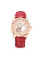 Aries Gold Aries Gold Goldex 8023 Red Leather Strap Men Watch L 8023 RG-BEI