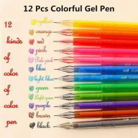 Colorful PEN Gel Pen Fresh Star Diamond Head Office School Stationery Supplies