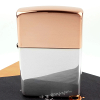 【Zippo】美系~Bimetal Case-Copper 雙金屬-純銅+純銀打火機