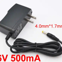 1PCS 6V 500mA 0.5A AC DC Power Adapter Charger US plug For OMRON I-C10 M4-I M3 M5-I M7 M10 M6 Comfort M6W Blood Pressure Monitor