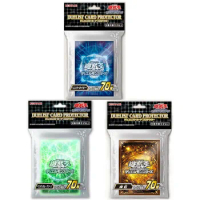 70pcs Yu-Gi-Oh! Duel Links Card Sleeves OCG Anime Yugioh Pendulum Pyroxene Board Games Card Sleeves Card Barrier Cards Protector