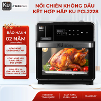 Kuchen Nồi Chiên Không Dầu Kết Hợp Hấp KU PCL2228 16L Bảo Hành 24 Tháng - Đa Năng Với 4 Nấc Nấu & 4 