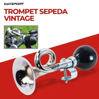 Promo TaffSPORT Bel Trompet Sepeda Vintage Aluminium Alloy - HF99306 Original Black