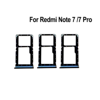 For Xiaomi Redmi Note 7 SIM Card Holder Tray Card Tray Holder Slot Adapter Redmi Note 7 Pro SIM Card Tray Repair Parts