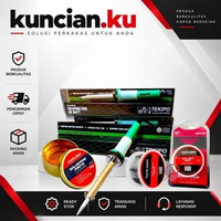 Paket 3 in 1 Solder 60W + Timah 100gram + Flux Pasta Solder 100gr | Soldering Iron teknisi service S