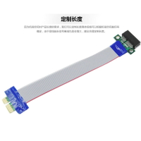 PCI-E 1X 主板1X顯卡 延長線 PCIE轉接線 PCIE一公一母【宜家良品百貨】