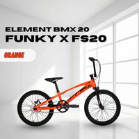Sepeda BMX Element Funky X FS20 20 Inci Hub Bearing Jangkrik Alloy ORANGE
