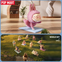 POP MART THE MONSTERS Lazy Yoga Series Figures Mystery Box 1PC/10PCS POPMART LABUBU Blind Box