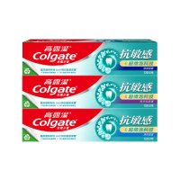 【Colgate 高露潔】抗敏感超微泡科技牙膏120g(淨白深潔/多方位防護/健齒護齦)