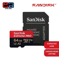 Sandisk Extreme Pro Micro SDXC A2 U3 4K 200MBps - 64GB